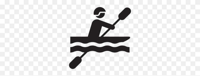 260x262 Kayak Clipart - Rowing Clipart