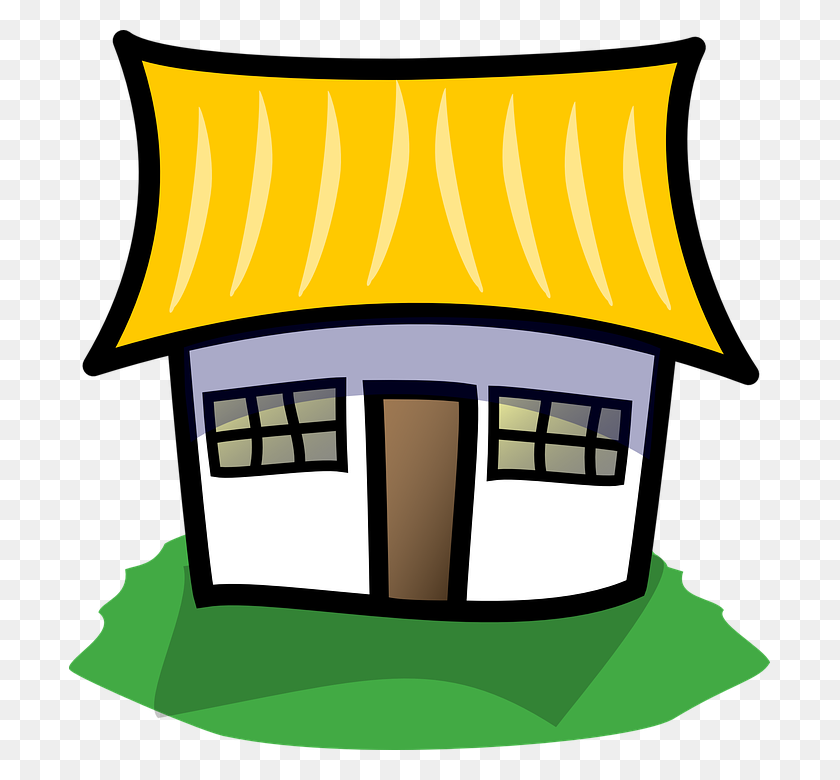 701x720 Kb, House In Greece - Athena Clipart