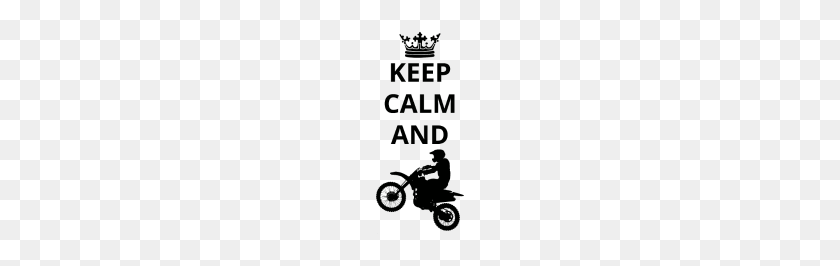 190x206 Keep Calm And Motorcross Bike Png - Keep Calm Corona Png