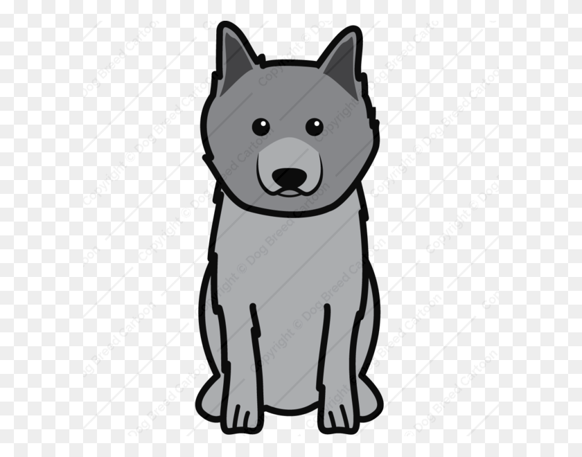 600x600 Keeshond Special Edition Dog Breed Cartoon Download Your - Shiba Inu PNG
