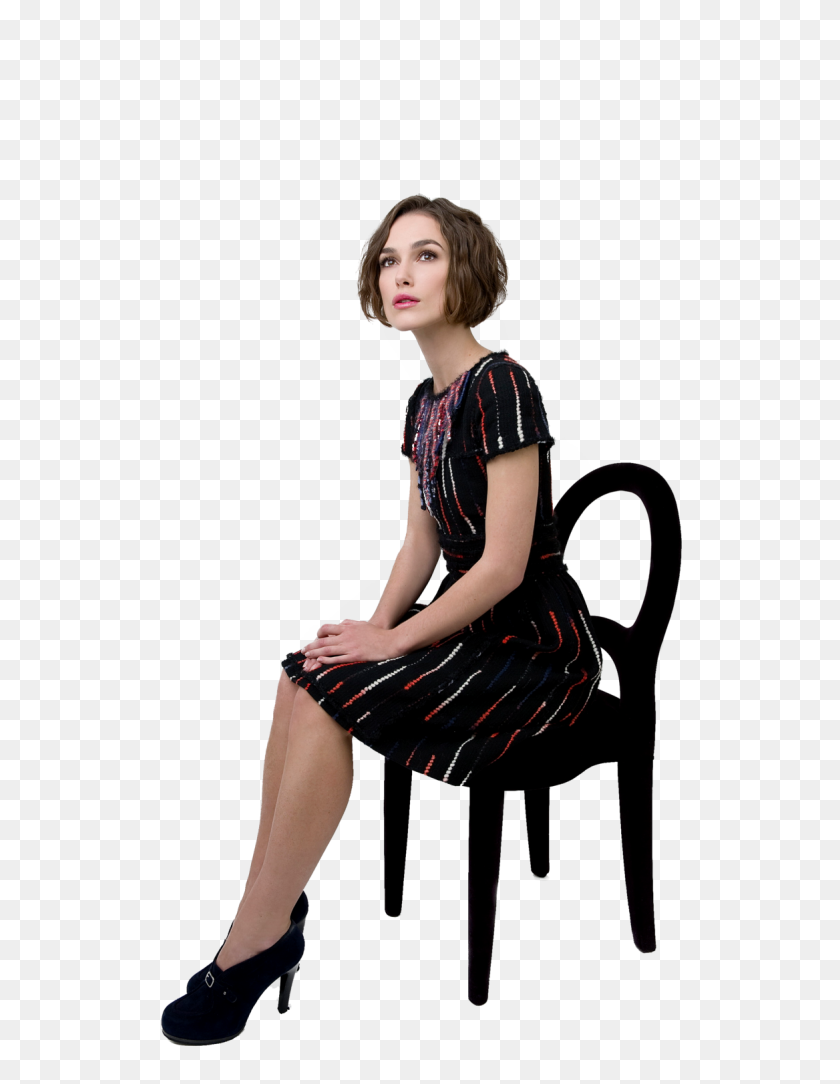 684x1024 Keira Knightley Png Image Background Vector, Clipart - Woman Sitting PNG
