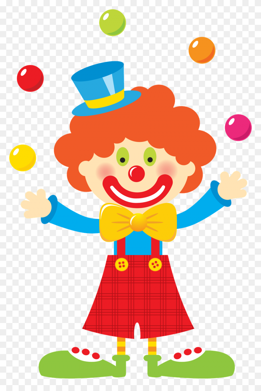900x1384 Kelly Marinho - Clown Clipart