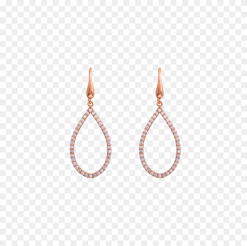 1000x1000 Kennedy Earring - Rose Gold PNG