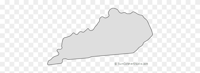 450x247 Kentucky - State Outlines Clip Art