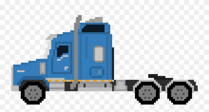 1020x510 Kenworth Semi Pixel Art Maker - Semi Truck PNG