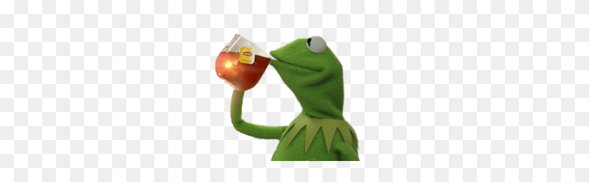 300x200 Kermit Sipping Tea Png Png Image - Kermit PNG