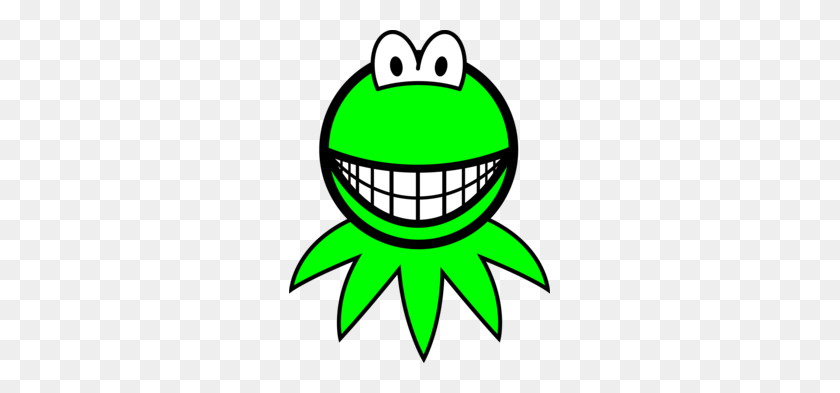 261x333 Kermit La Rana Sonrisa Emoticones - Kermit Png