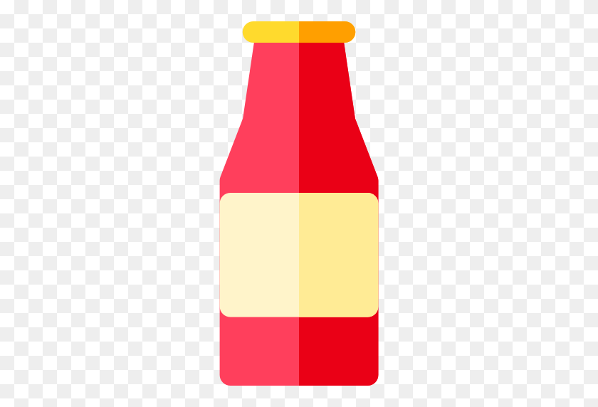 512x512 Ketchup Bottle - Ketchup Bottle PNG