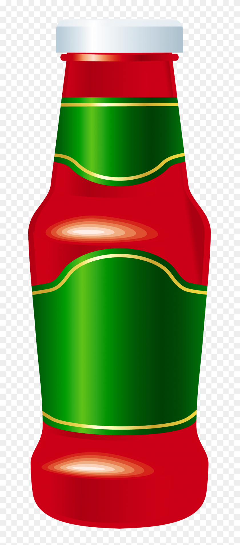 1149x2723 Ketchup Bottle Png Clipart - Bottle Clipart PNG