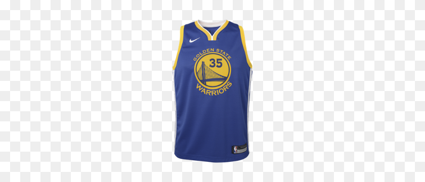 400x300 Kevin Durant Golden State Warriors Nike Icon Edition Swingman - Kevin Durant PNG