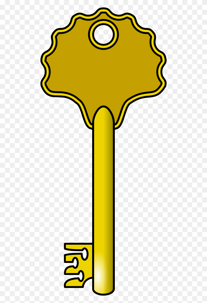 512x1168 Ключ Клипарт Бесплатно - Старый Ключ Клипарт