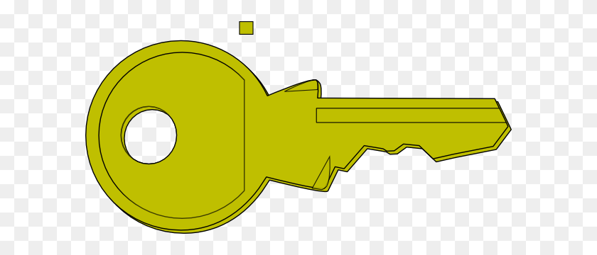 600x300 Key For The Lock Clip Art - Lock And Key Clipart