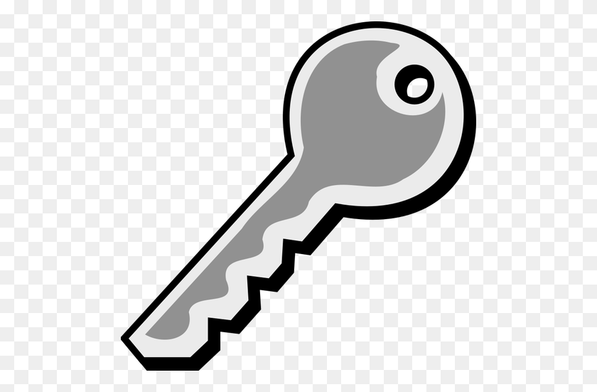 500x491 Key Free Clipart - Keyhole Clipart