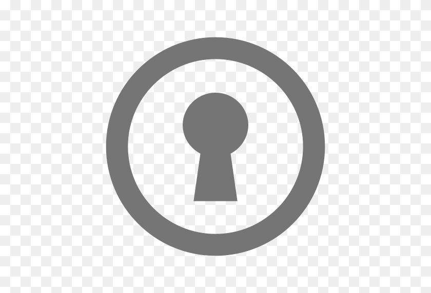 512x512 Значок Ключевого Отверстия С Png И Векторным Форматом Для Бесплатного Неограниченного Доступа - Отверстие Для Ключа Png