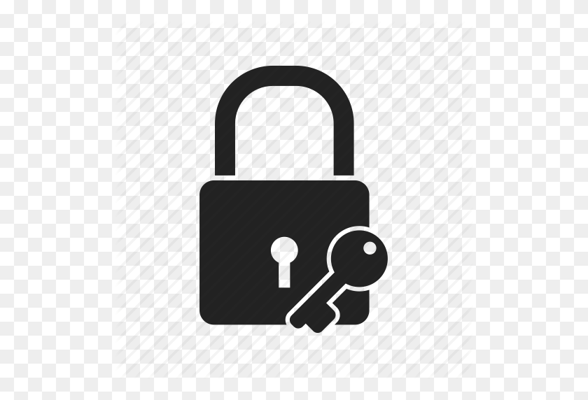 512x512 Ключ, Замок, Заблокировано, Пароль, Защита, Безопасный, Безопасность, Значок Разблокировки - Замок И Ключ Png