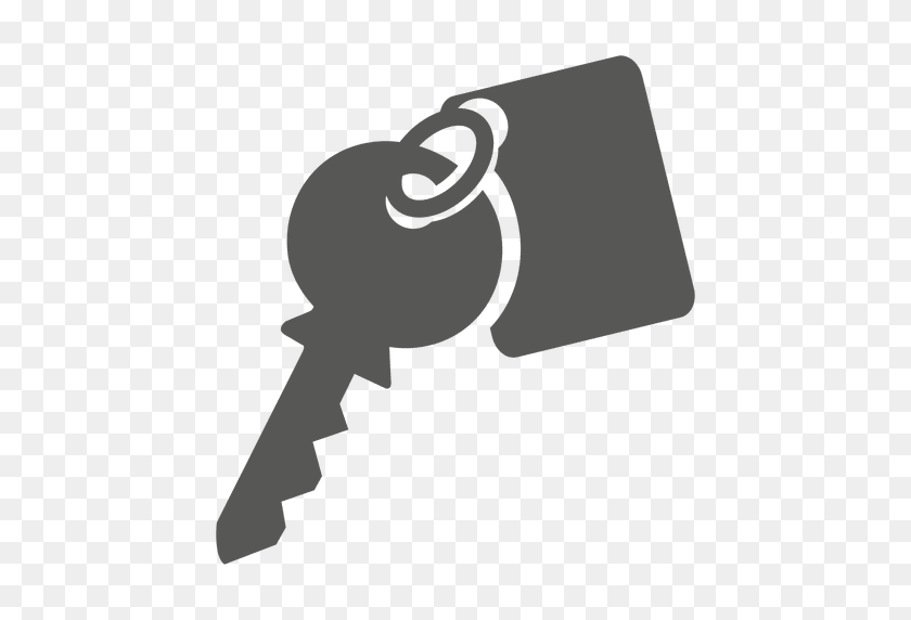 512x512 Key With Tag Icon - Key PNG