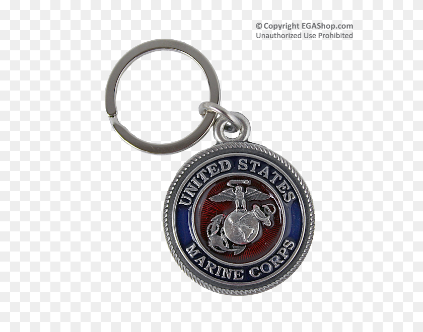 600x600 Keychain Pewter Marines, Eagle Globe Anchor - Eagle Globe And Anchor PNG