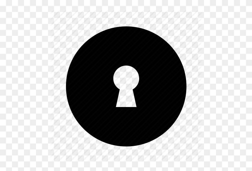 512x512 Keyhole, Lock, Safe Icon - Key Hole PNG