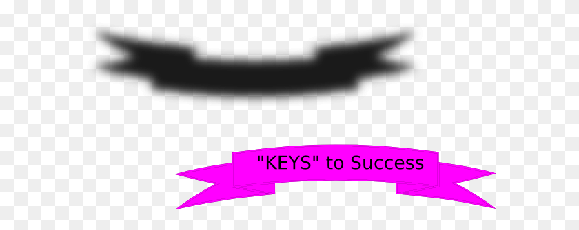 600x275 Keys To Success Banner Clip Art - Pink Banner Clipart