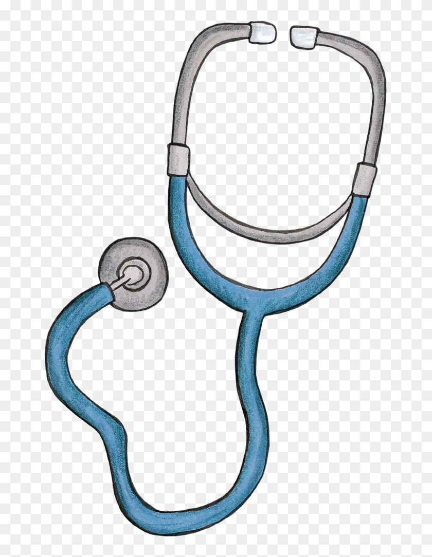 679x1024 Khadfield Doctordoctor Stethoscope Line Drawings - Well Clipart