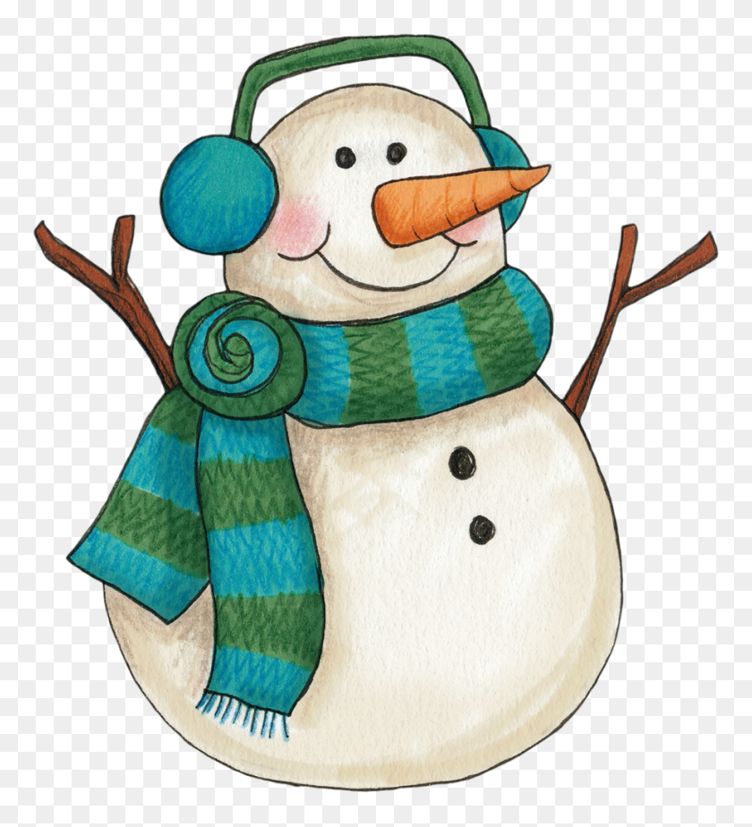924x1024 Khadfield Snowmandaddy Christmas Delights - Snowman Clipart PNG