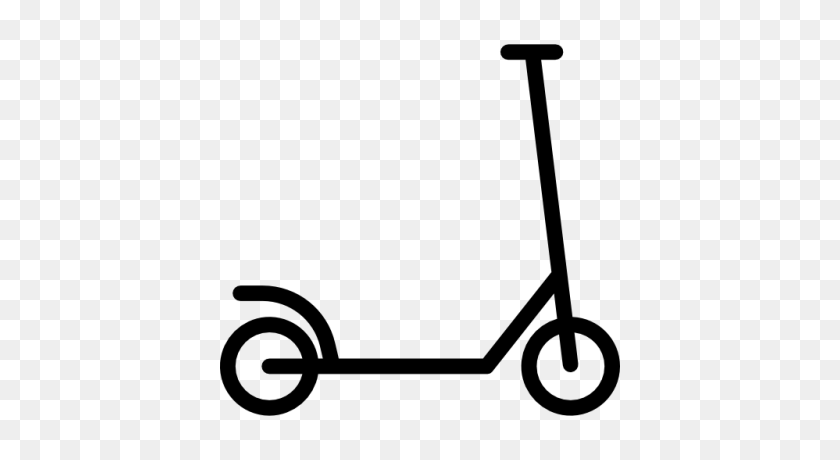 400x400 Kick Scooter Clipart Transparent - Scooter Clipart