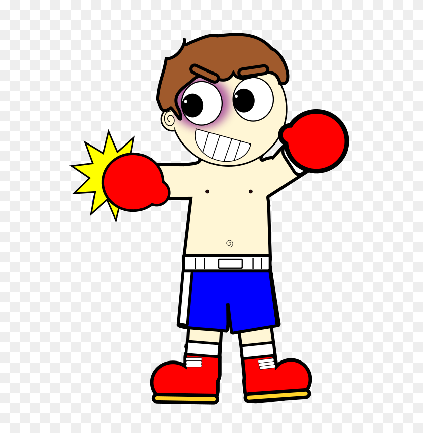 566x800 Kid Boxing Clipart, Explore Pictures - Kids Fighting Clipart