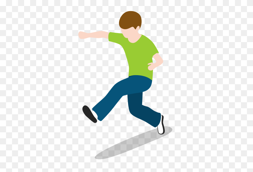 512x512 Kid, Boy, Running, Jump, Jumping, People, Person Icon Free Of City - Person Running PNG