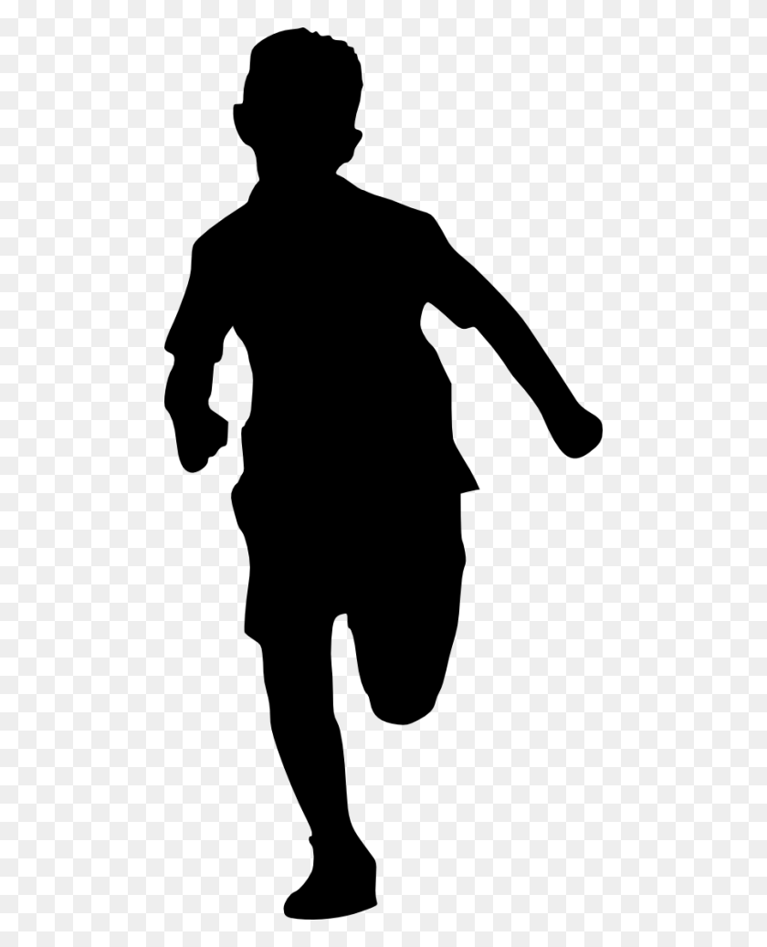 480x977 Kid Running Silhouette Png - Child Silhouette PNG