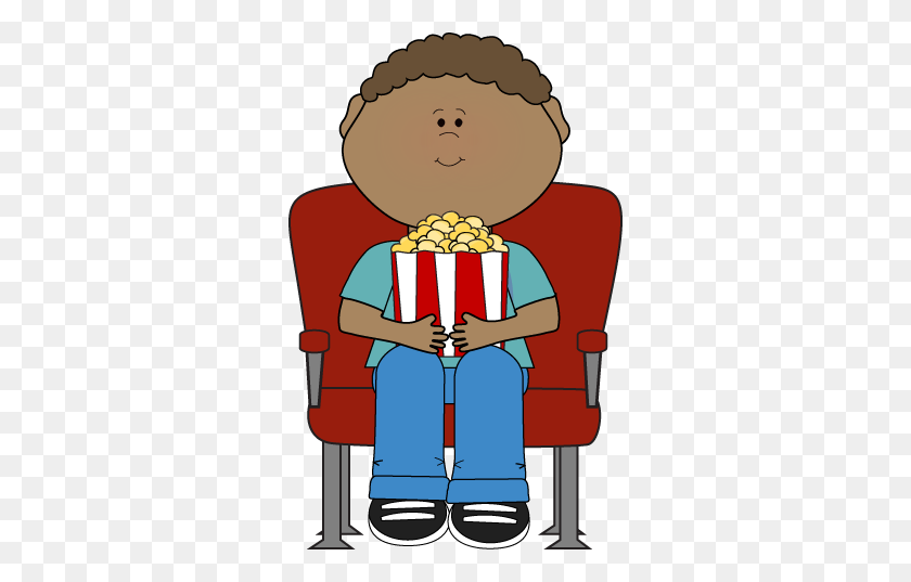 308x477 Kid Watching Movie Hollywood Rocks Theme Lights Movie Action - Movie Theater PNG