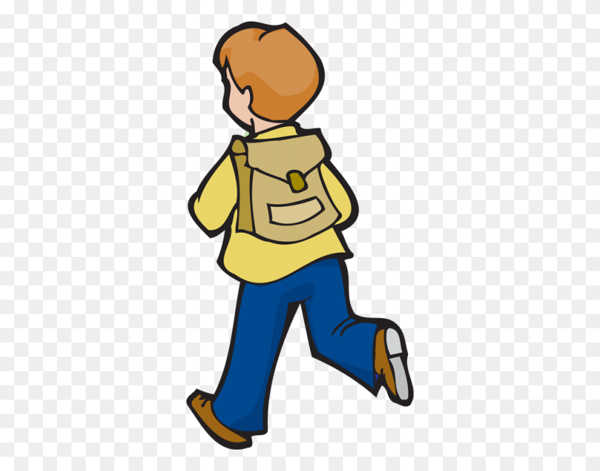 318x600 Kid With Backpack Clipart Nice Clip Art - Backpack Clipart Free