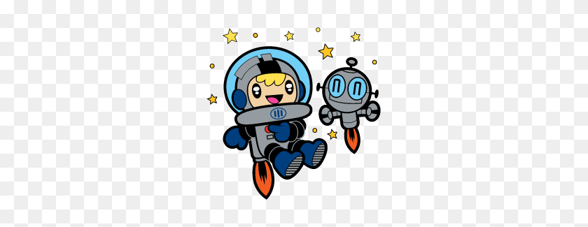 265x265 Kids Astronaut Wall Stickers - Astronaut PNG
