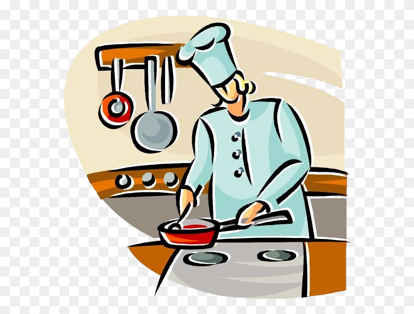584x576 Kids Cooking Clipart - Cooking PNG