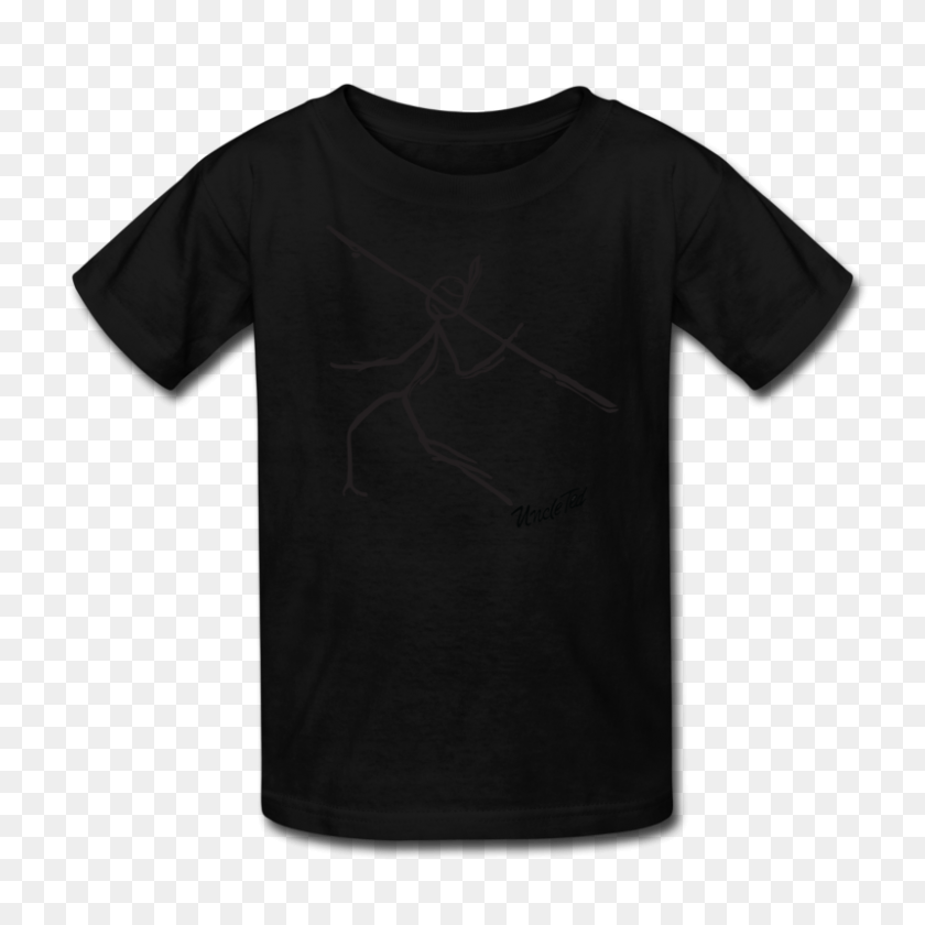 800x800 Kid's Craveman T Shirt - Black T Shirt PNG