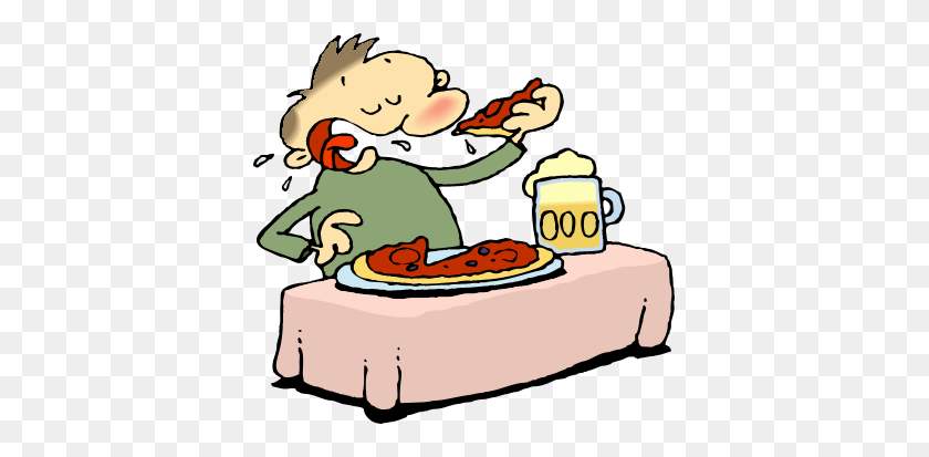 381x353 Kids Eating Healthy Clipart - Kids Fighting Clipart