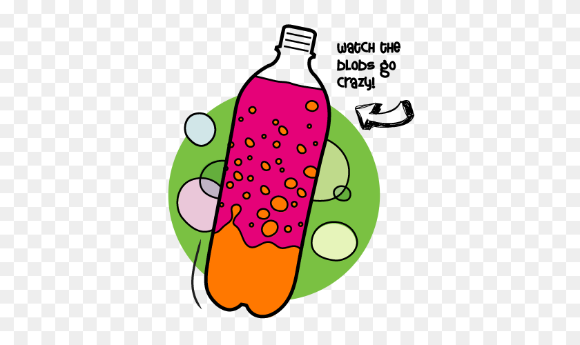 370x440 Kids Experiments Blobs In A Bottle Fruit Burst From Del Monte - Science Experiment Clipart