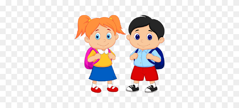 320x320 Kids In School Cartoon - Student Of The Month Clipart
