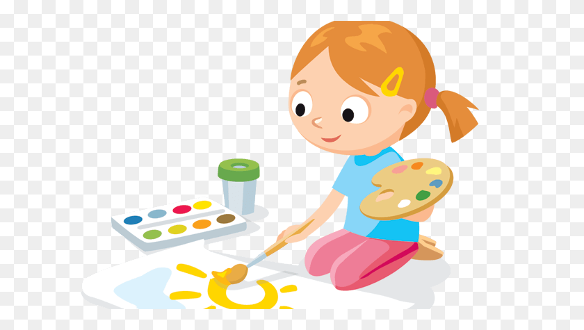 670x415 Kids Painting Png - Painting PNG