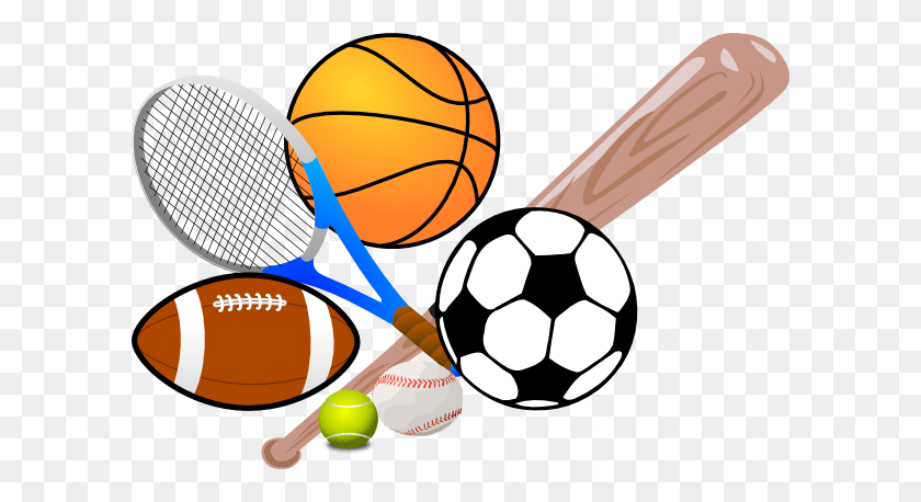 600x398 Kids Playing Sports Clipart - Children Playing Clipart