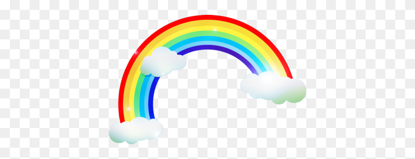 400x263 Kids Rainbow - Rainbow Clipart
