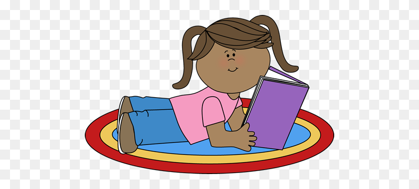 500x319 Kids Reading Reading Clip Art Images - Neck Clipart