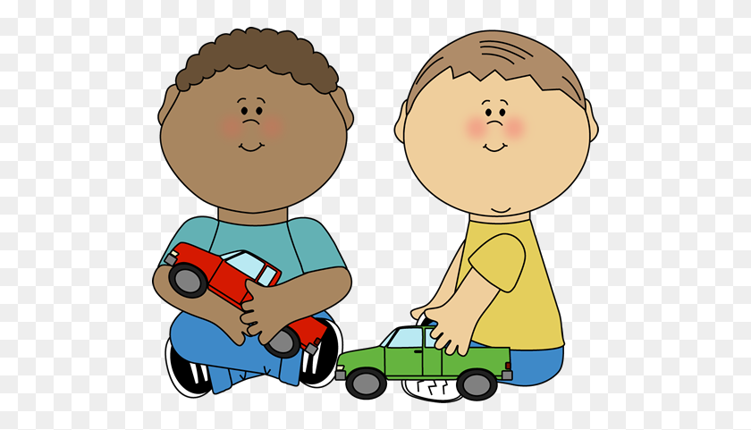 500x421 Kids Sharing Toys Png Transparent Images - Children Playing PNG