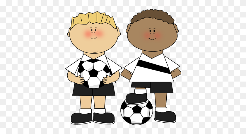 398x400 Kids Soccer Clipart Clip Art Images - Youth Clipart