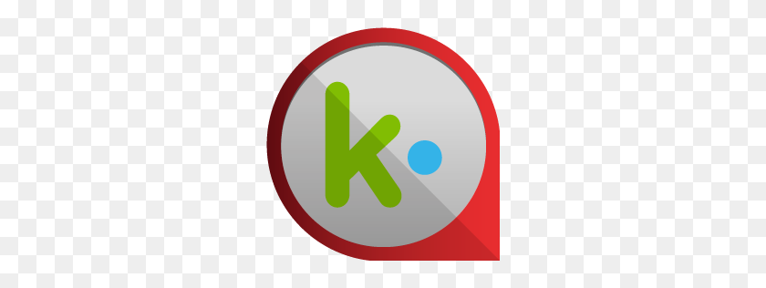 256x256 Значок Кик С Закругленными Краями В Социальных Сетях Uiconstock - Логотип Кик Png