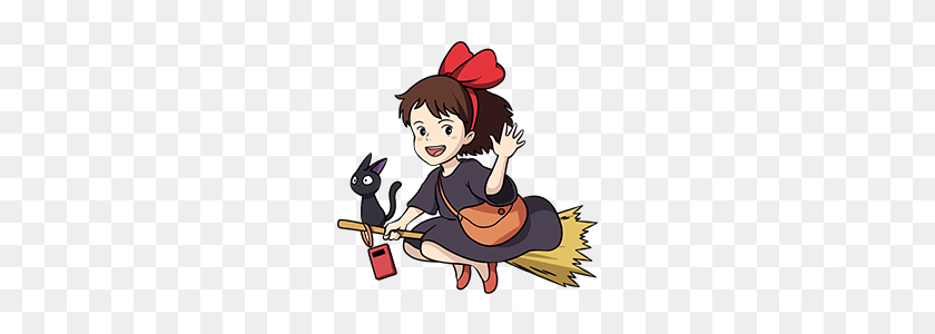 240x240 Kiki's Delivery Service Line Stickers Line Store - Studio Ghibli PNG