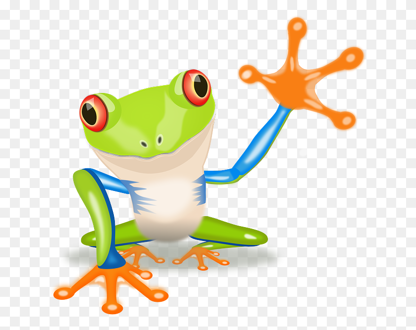 Kikker Frogs Frogs - Красноглазая Древесная Лягушка Клипарт - Потрясающие б...