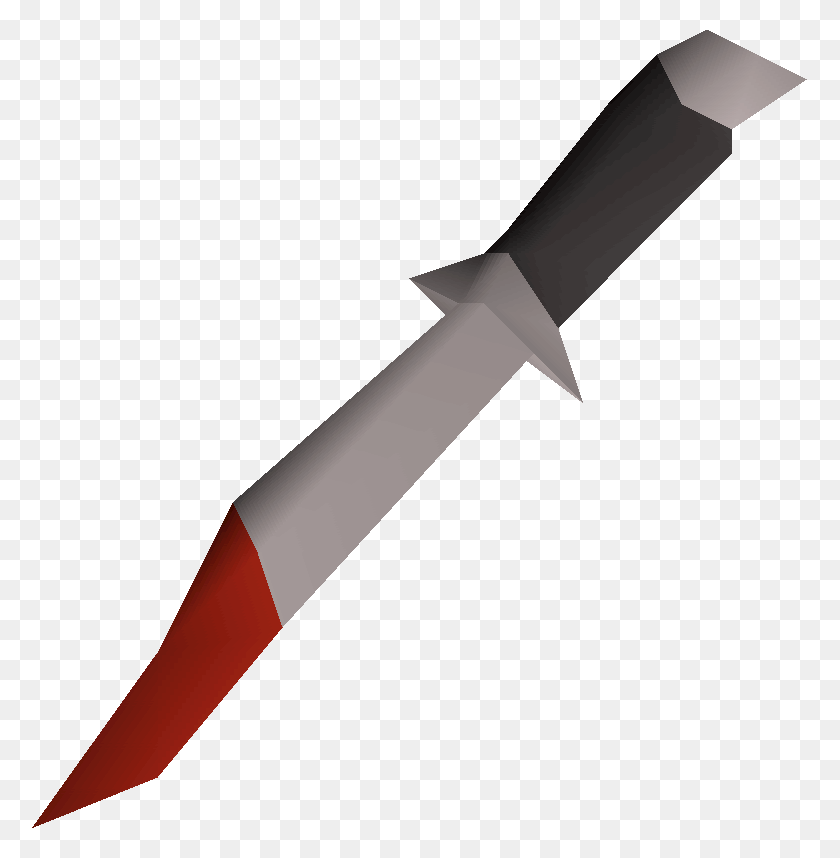 775x798 Killer's Knife Old School Runescape Wiki Fandom Powered - Bloody Knife PNG
