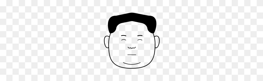 200x200 Kim Jong Un Icons Noun Project - Kim Jong Un PNG