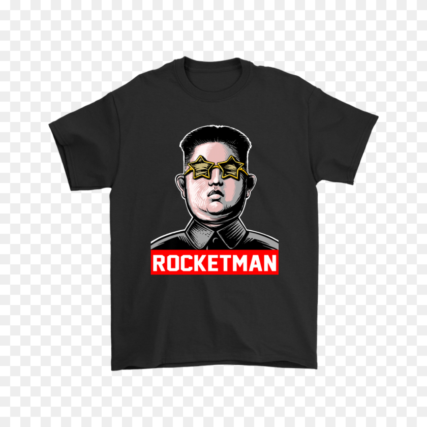 1024x1024 Kim Jong Un Rocket Man Camisas - Kim Jong Un Png