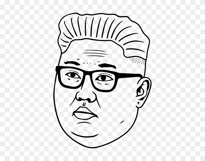 600x600 Kim Jong Un Sello De Goma Stampmore - Kim Jong Un Cara Png